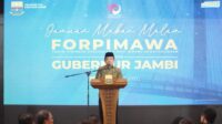 Gubernur Jambi dalam acara Jamuan Makan Malam bersama Forum Pimpinan Perguruan Tinggi Bidang Kemahasiswaan (Forpimawa).