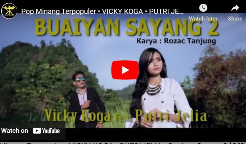 Lagu Buaiyan Sayang 2 – Vicky Koga Ft Putri Jelia.