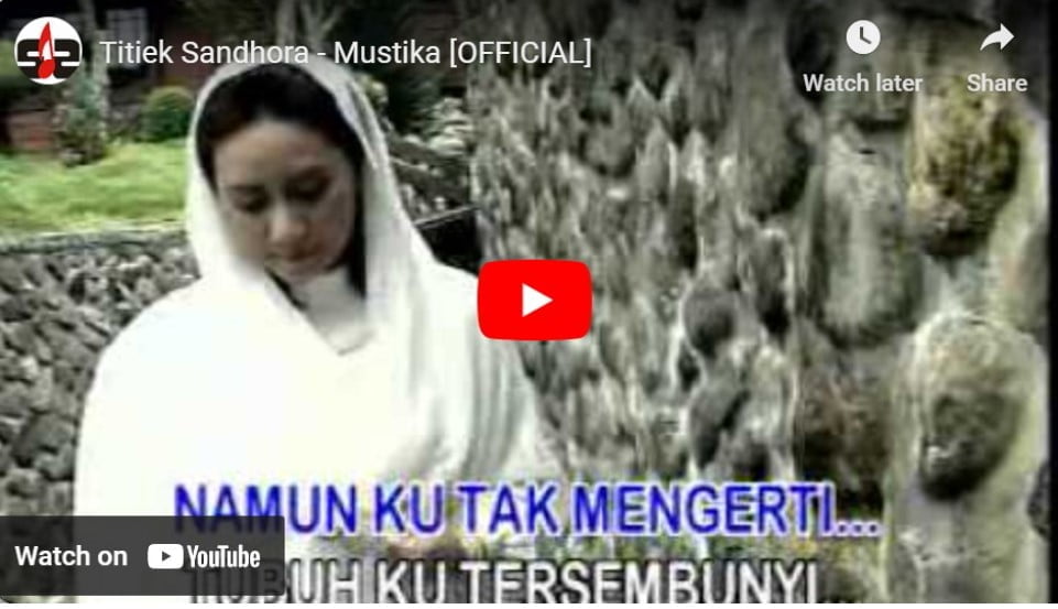 Lagu Mustika – Titiek Sandora.