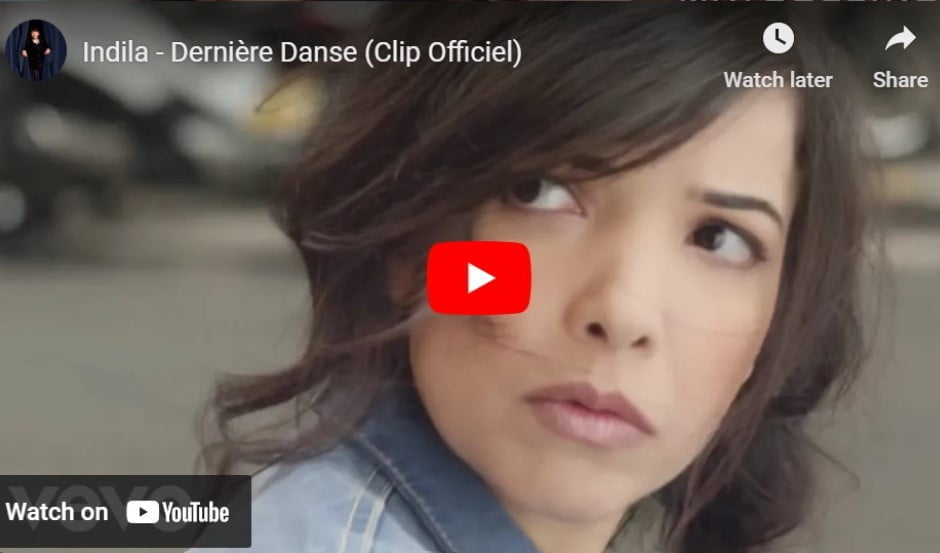 Lagu Prancis Dernière danse – Indila. Lagu Prancis Dernière danse – Indila.
