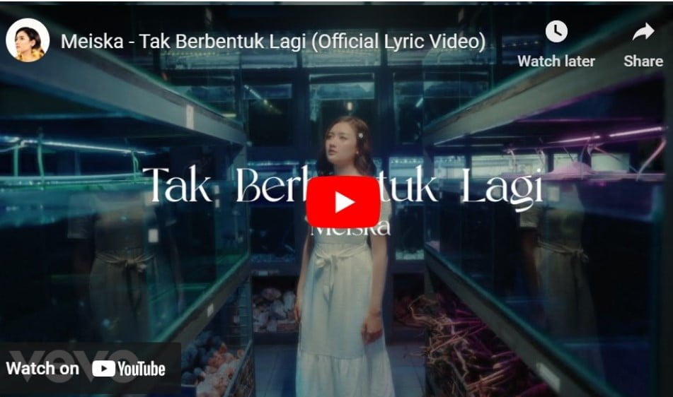 Lagu Tak Berbentuk Lagi – Meiska. Lagu Tak Berbentuk Lagi – Meiska.