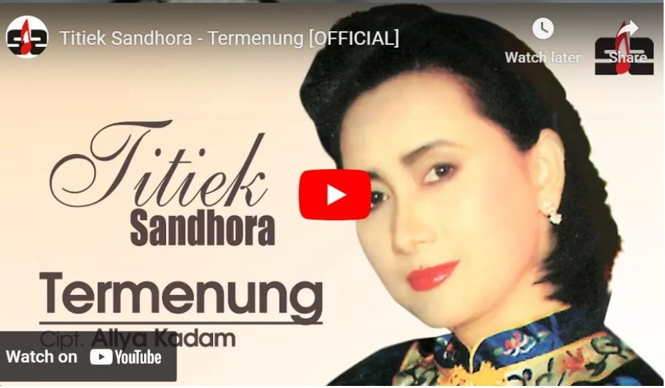 Lagu Termenung – Titiek Sandora.