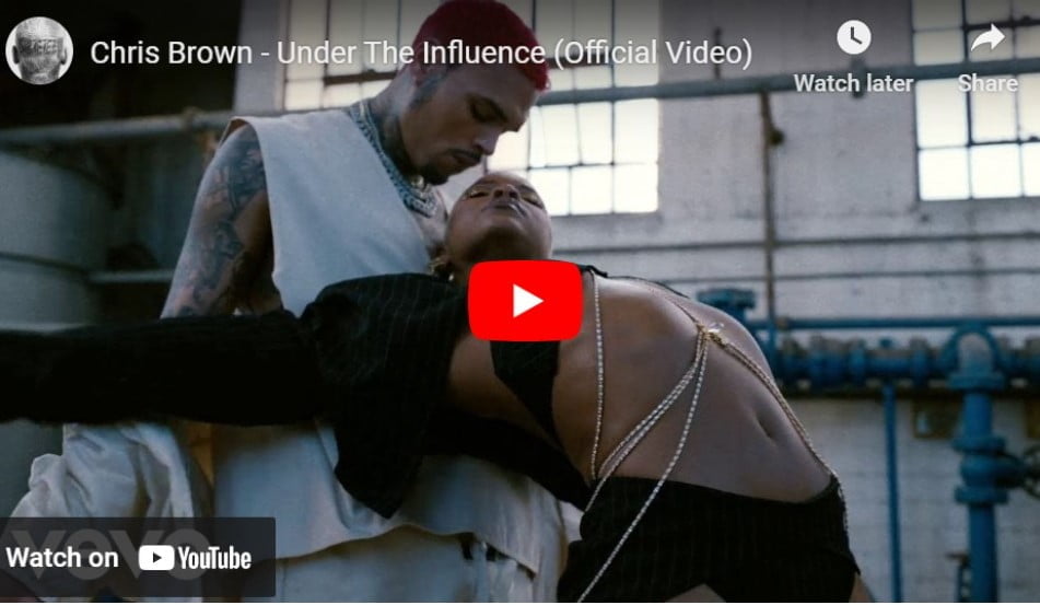 Lagu Under The Influence – Chris Brown.