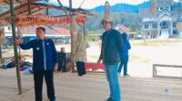 wabup merangin nilwan yahya bersama camat pangkalan jambu, muhammad japri pantau persiapan festival pangkalan jambu