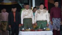 wakil gubernur jambi, abdullah sani saat menghadiri penutupan mtq tingkat provinsi jambi di kabupaten sarolangun.