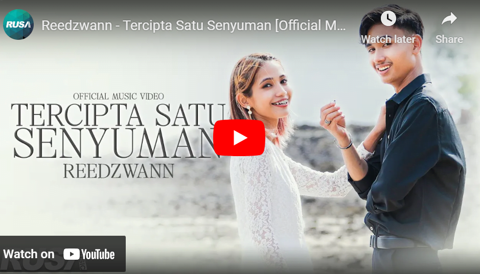 lagu tercipta satu senyuman reedzwann.