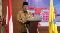 Wakil Gubernur Jambi, Abdullah Sani membuka Rapat Kerja Cabang Dewan Pimpinan Cabang (DPC) Himpunan Wiraswasta Nasional Minyak Dan Gas Bumi (Hiswana Migas) Jambi