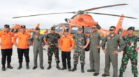 2 helikopter basarnas telah disiapkan untuk evakuasi rider yang kecelakaan.