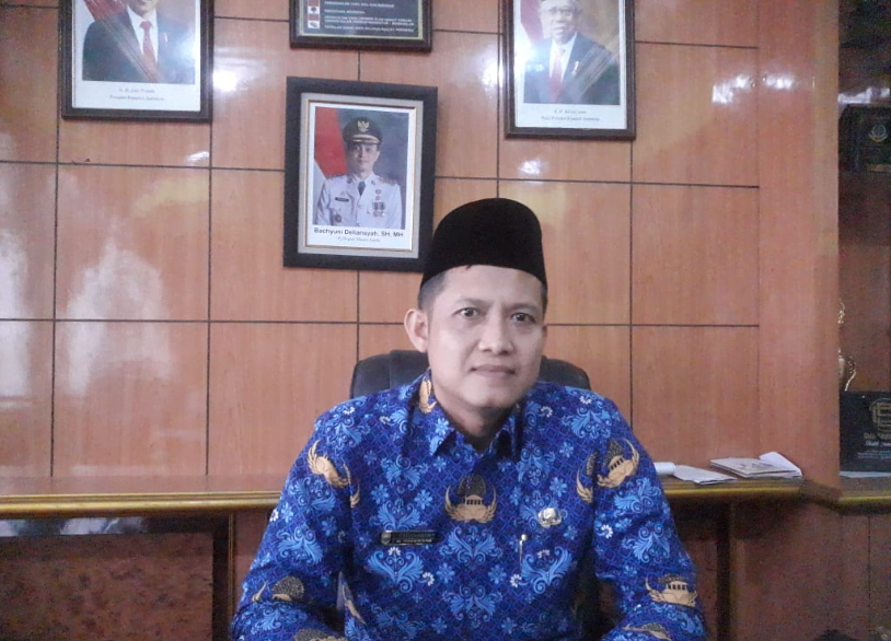kepala dinas pendidikan dan kebudayaan muaro jambi, firdaus saat diwawancarai awak media.