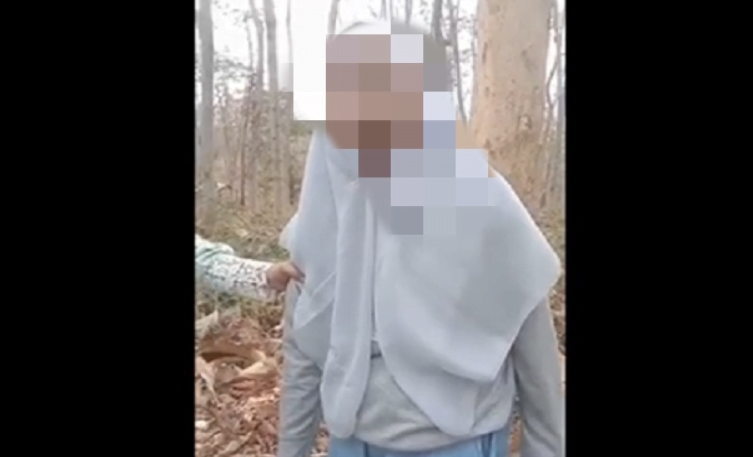 korban begal ditolong warga setelah dibuang di tengah hutan.