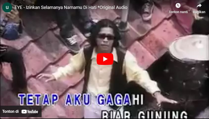 lagu izinkan selamanya namamu di hati eye.