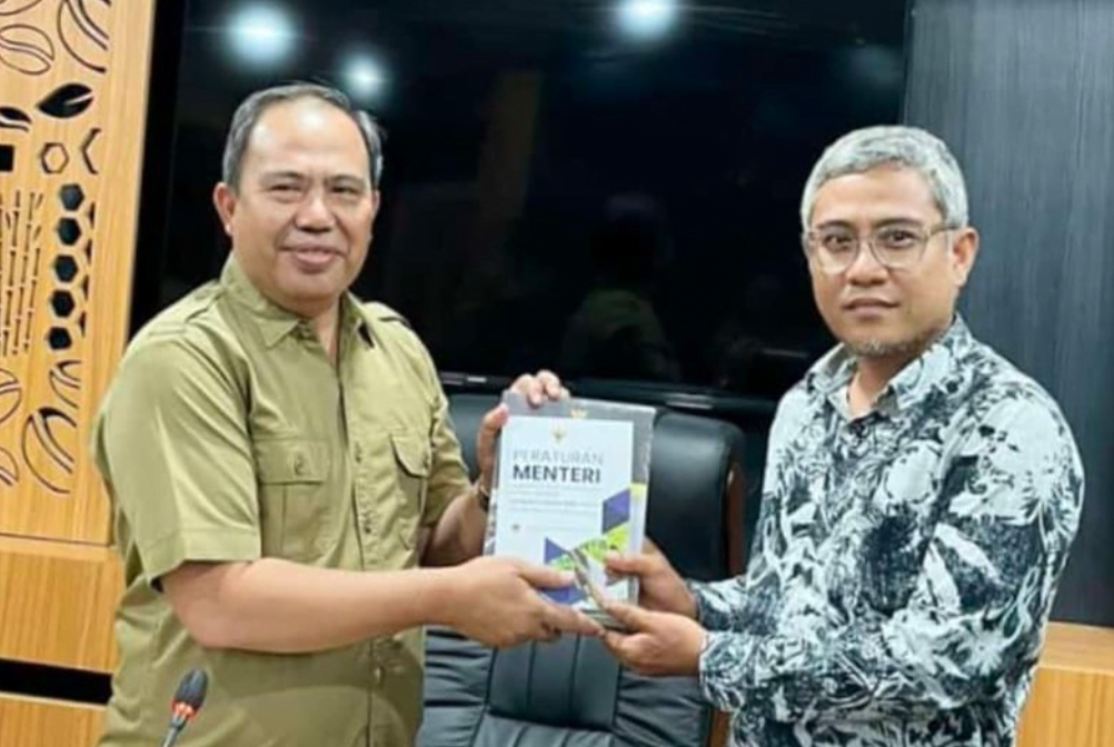 pengurus pusat gertasi kunjungi klhk di gedung mangala bakti. (ist)