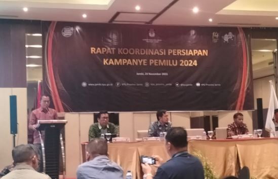 Sosialisasi kampanye oleh KPU Provinsi Jambi. Foto : KPU Provinsi Jambi
