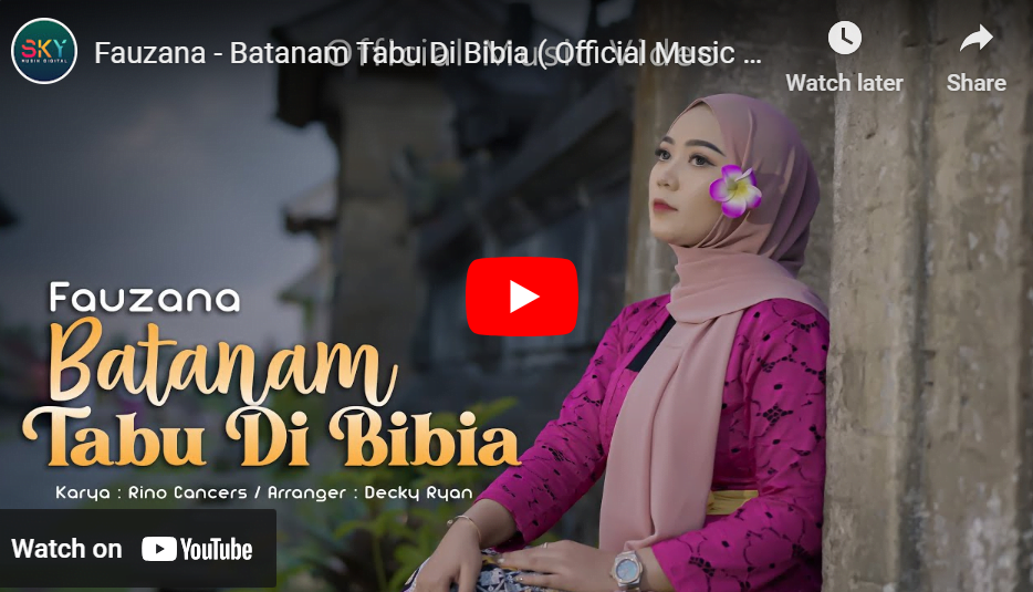 lagu batanam tabu di bibia fauzana.