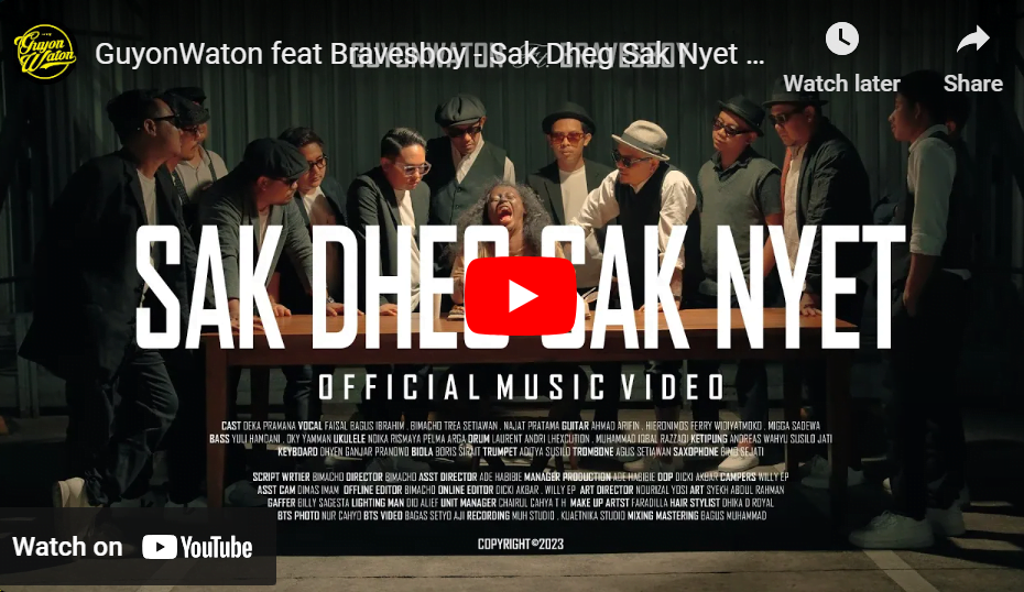 lagu sak dheg sak nyet guyonwaton ft bravesboy. lagu sak dheg sak nyet guyonwaton ft bravesboy.