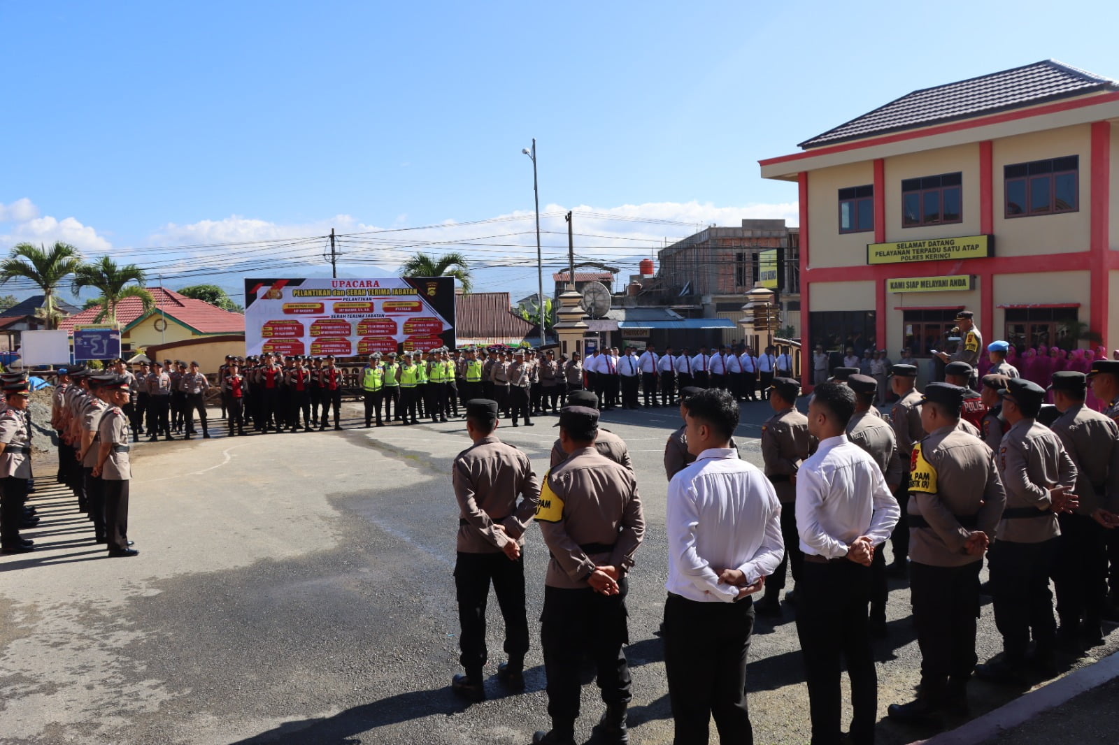 sertijab-polres-kerinci Serah Terima Jabatan (Sertijab) lingkup Polres Kerinci. Foto: Oga/Jambiseru.com