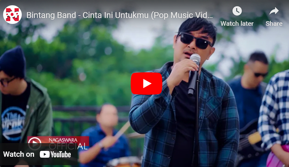 lagu cinta ini untukmu bintang band.