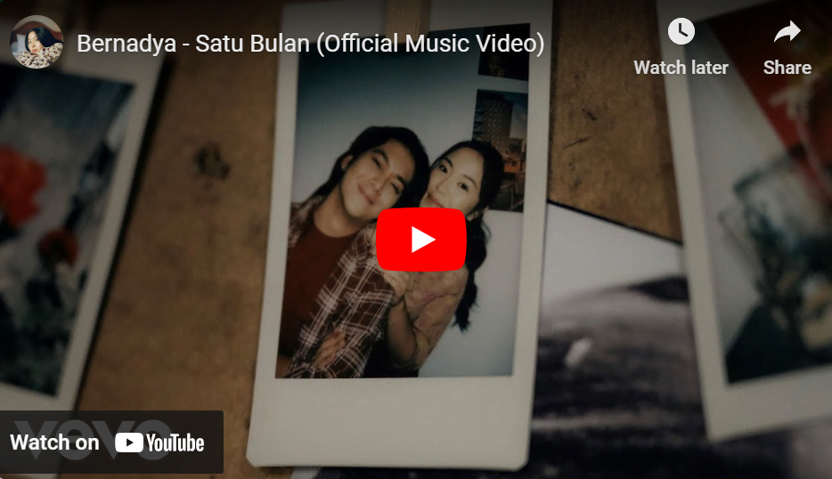 lagu satu bulan bernadya.
