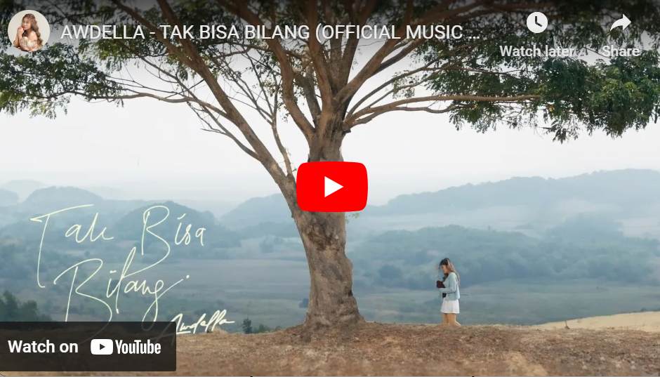 lagu tak bisa bilang awdella.