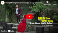 lagu urang minang baralek gadang randy chow ft yeyen zymra. lagu urang minang baralek gadang randy chow ft yeyen zymra.