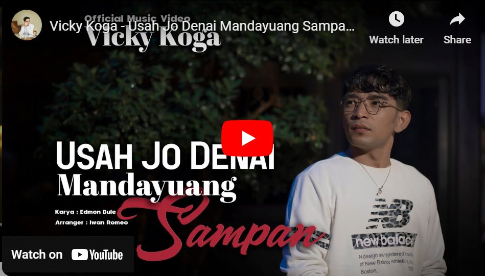 lagu usah jo denai mandayuang sampan vicky koga.