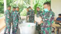 dapur umum bantuan dari kodim