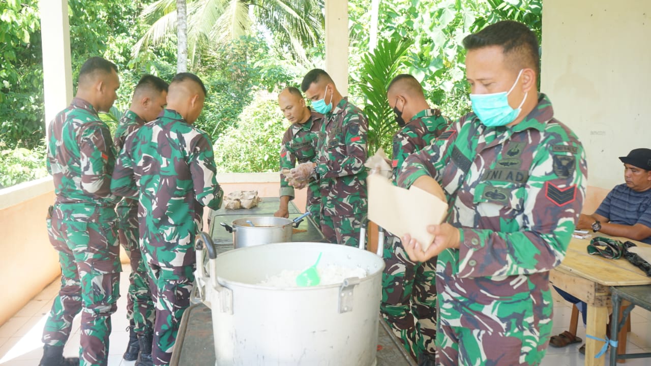 dapur umum bantuan dari kodim dapur umum bantuan dari kodim