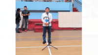 direktur rumah pemenangan maulana (rpm) budidaya, buka turnamen futsal bahagia memperebutkan piala maulana