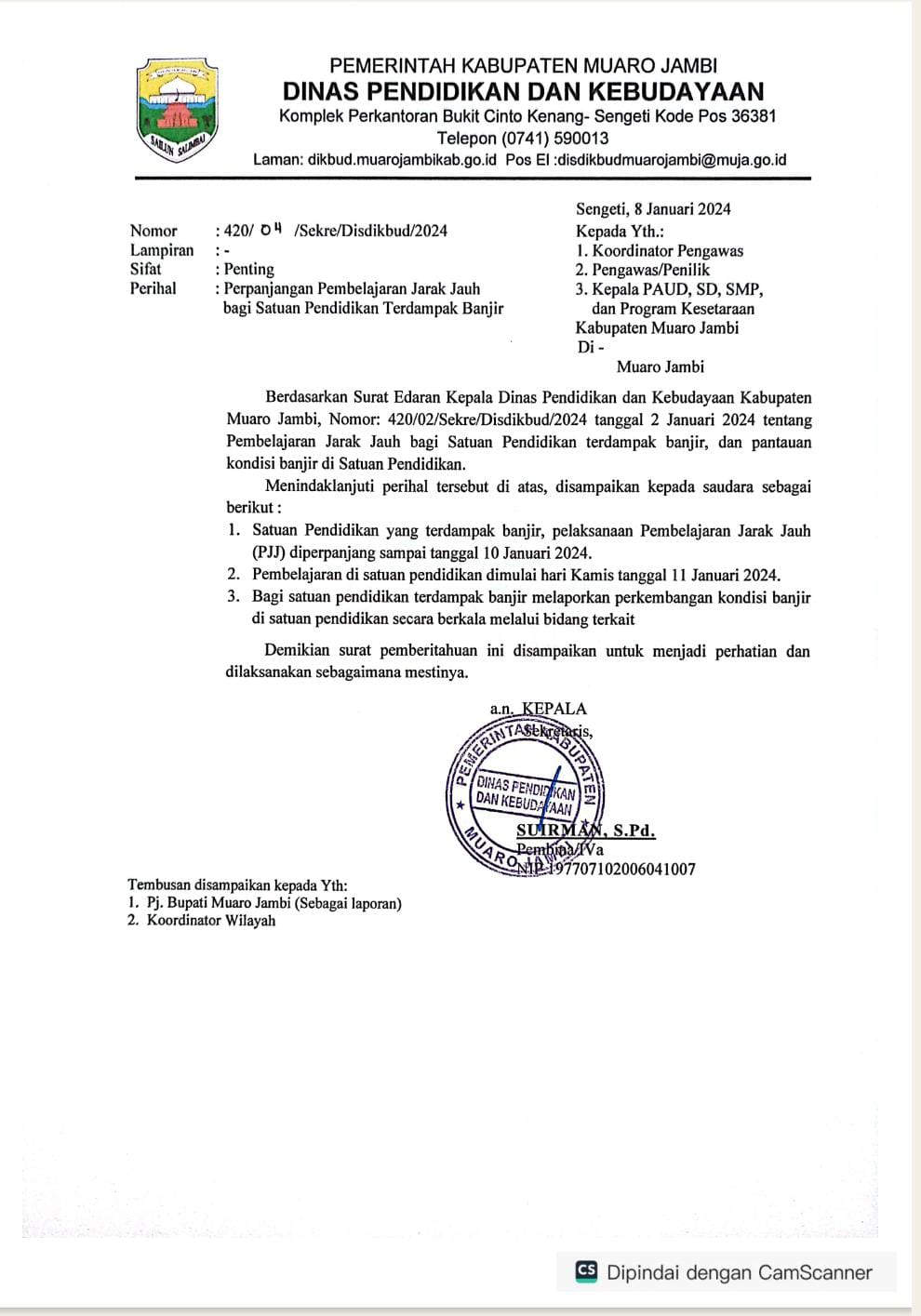 disdikbud muaro jambi