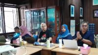 kki warsi saat jumpa pers mengenai banjir kerinci sungai penuh.