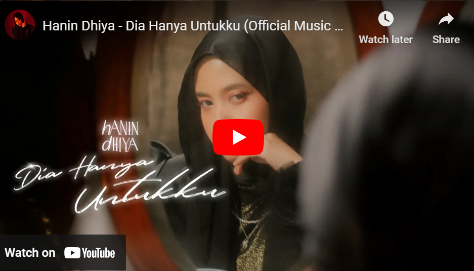 lagu dia hanya untukku hanin dhiya.
