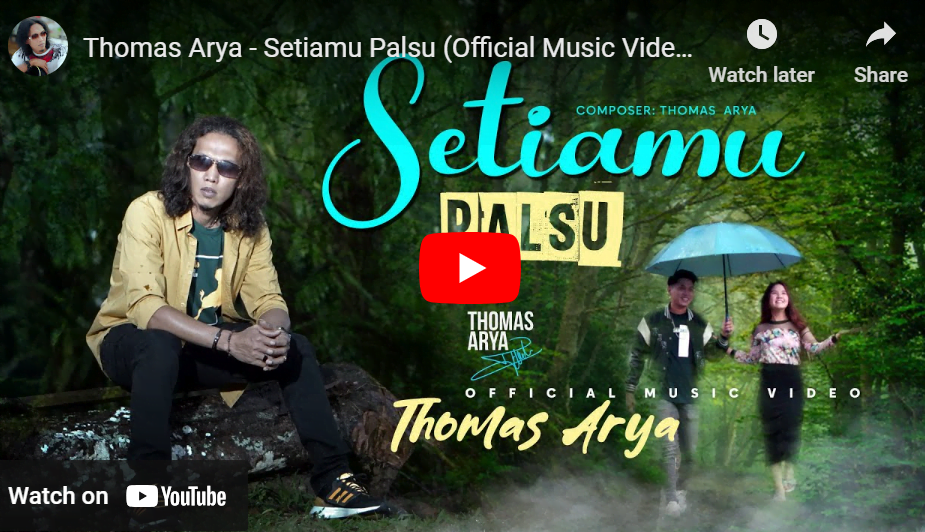 lagu setiamu palsu thomas arya.