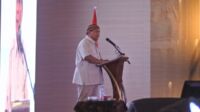 calon presiden RI nomor urut 2, Prabowo Subianto, hadir langsung saat silaturahmi dan deklarasi DPW Paguyuban Keluarga Besar Pujakesuma