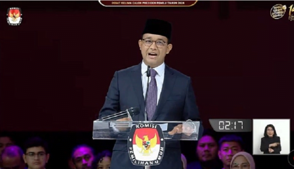 calon presiden anies baswedan berjanji akan memberikan bantuan sosial (bansos) plus. calon presiden anies baswedan berjanji akan memberikan bantuan sosial (bansos) plus.