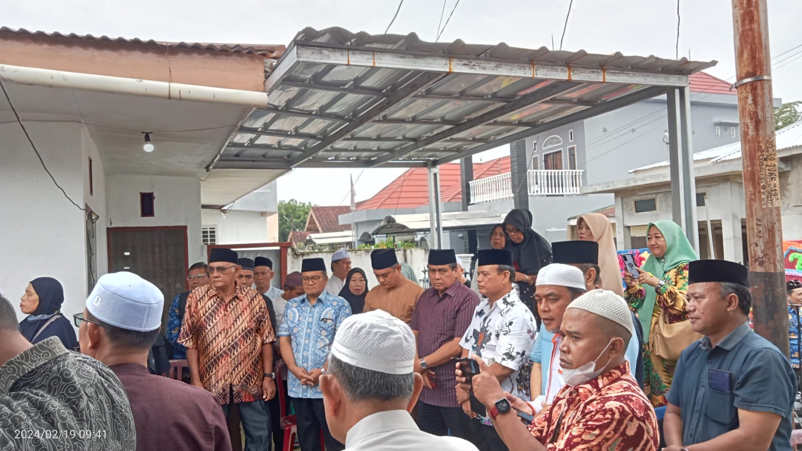 Maulana Takziah ke Rumah Almarhum Zulkifli Somad