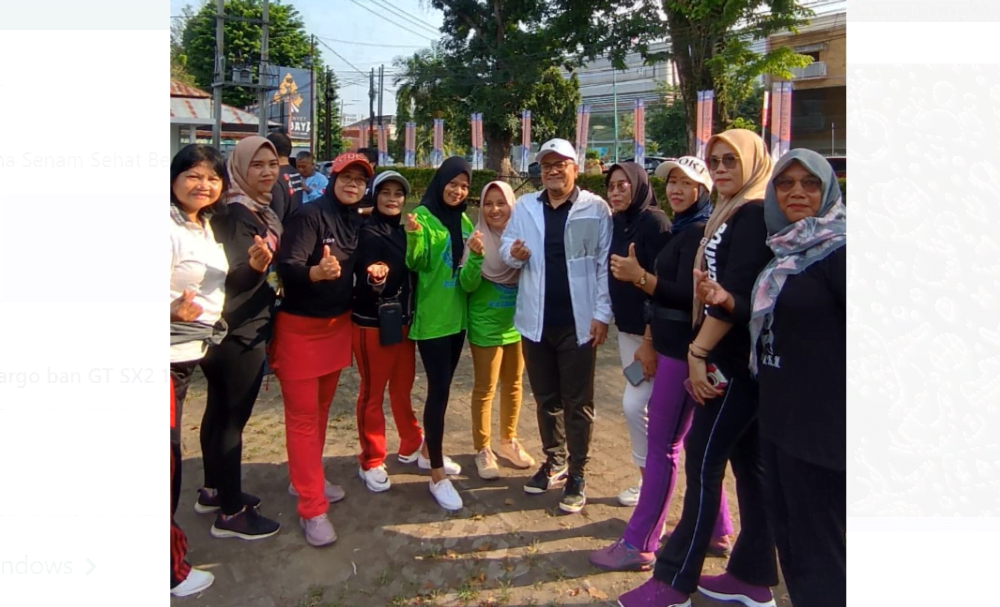 h. maulana senam sehat bersama gemphita dan grm
