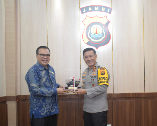 kapolda jambi, irjen pol rusdi hartono sambut kunjungan wakil kepala lpsk ri