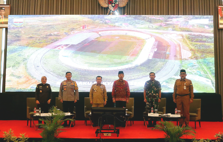 kapolda jambi, irjen pol. rusdi hartono saat hadiri rakor forkopimda se provinsi jambi.