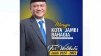 Dr. dr. H Maulana, MKM sebagai Calon Walikota Jambi periode 2024 - 2029.
