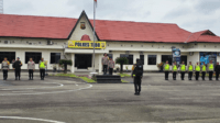 wakapolda jambi cek kesiapan pam tps personil polres tebo