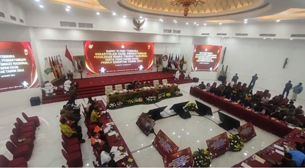 kpu telah merampungkan hasil rekapitulasi suara pilpres 2024.