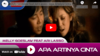 lagu apa artinya cinta ari lasso ft melly goeslaw. lagu apa artinya cinta ari lasso ft melly goeslaw.