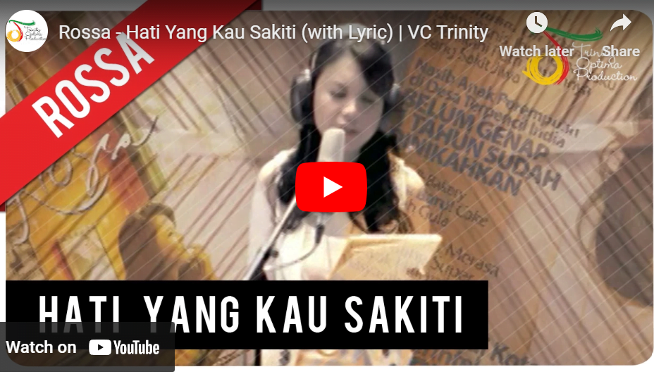 lagu hati yang kau sakiti rossa. lagu hati yang kau sakiti rossa.