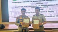 polda jambi dan kanwil bpn perkuat kerjasama