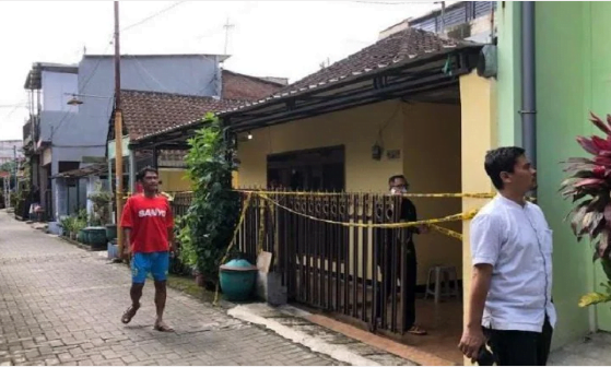 tkp pembunuhan lansia di malang.