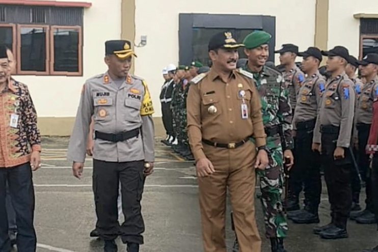 Apel Gelar Pasukan Ops Keselamatan dan Pencanangan Aksi Keselamatan Jalan Tahun 2024. Foto: Oga/Jambiseru.com Apel Gelar Pasukan Ops Keselamatan dan Pencanangan Aksi Keselamatan Jalan Tahun 2024. Foto: Oga/Jambiseru.com