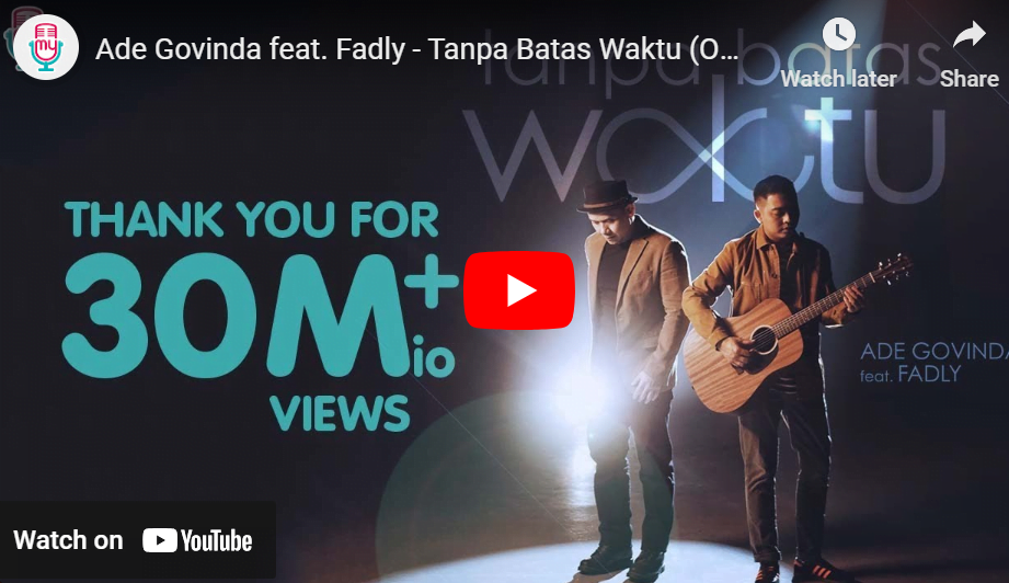 lagu tanpa batas waktu fadly ft ade govinda.
