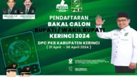 PKB Kerinci buka penjaringan Bakal Calon Bupati dan Wakil Bupati Kerinci. Foto: Oga/Jambiseru.com