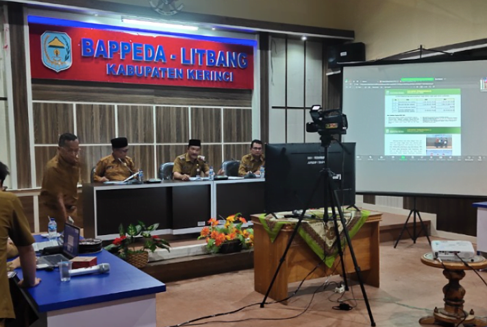 Evaluasi Capaian Kinerja Pj Bupati Kerinci Triwulan 1. Foto: Oga/Jambiseru.com Evaluasi Capaian Kinerja Pj Bupati Kerinci Triwulan 1. Foto: Oga/Jambiseru.com