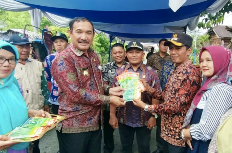 Gerakan Tanam Cabai Serentak di Desa Pulau Tengah. Foto: Oga/Jambiseru.com